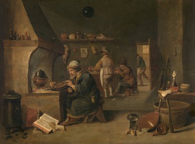 Alchemist by David Teniers the Younger